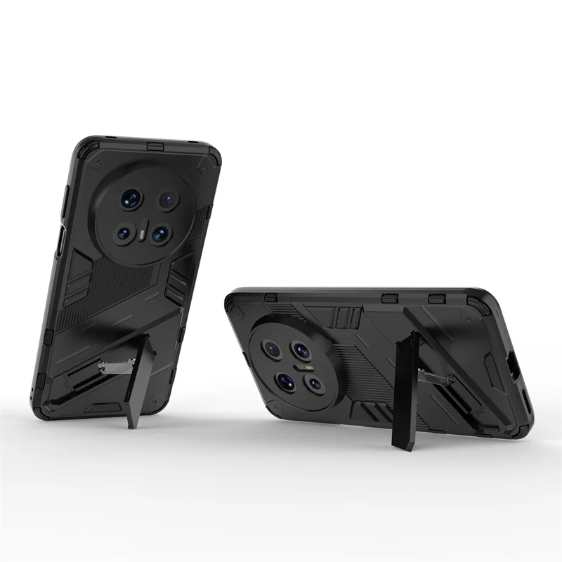 Magnetic Armor Shockproof Phone Case with Kickstand and Back Cover Coque s