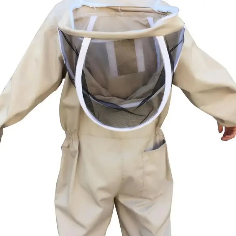 Full Body Beekeeping Professional Ventilated Bee Keeping Suit With Leather Glove Beeproof Protective Clothing Farm Safety Outfit