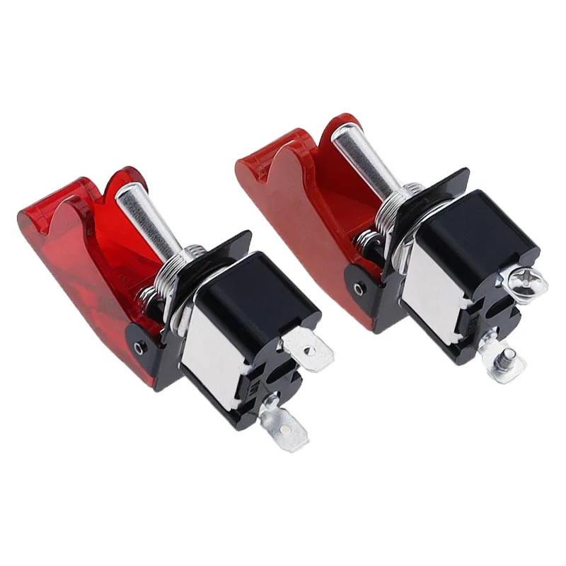 KN3A-101 toggle switch Rocker Arm 2Pin 2/gear ON-OFF10A 125V/250V AC cap matching 12V 24V 48V 110V 220V universal