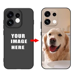 Personalized DIY Photo Black Soft Cover for OPPO Reno10 (DIY Black TPU Case)