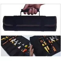Multifunction Roller Tool Bags Oxford Canvas Practical Handles Bags Chisel Electrician Carrying Toolkit Instrument Package Case 2