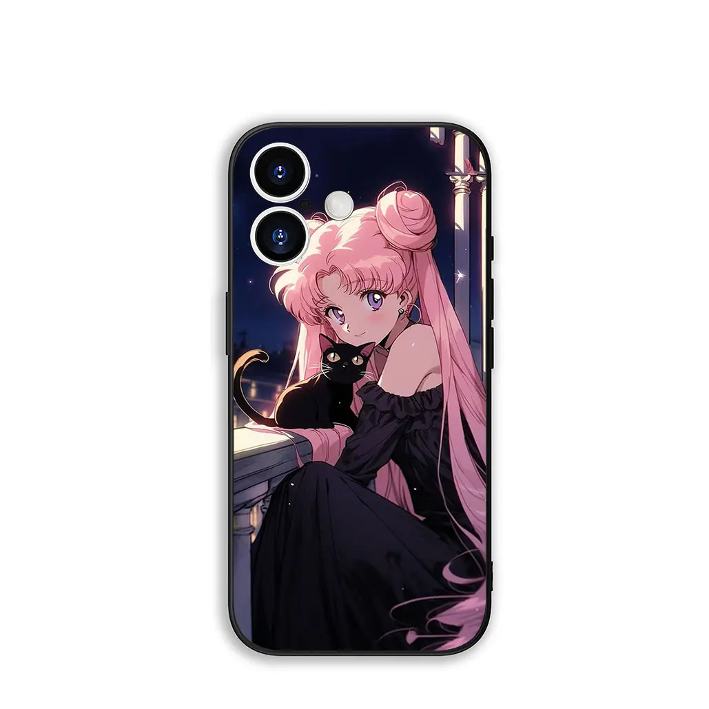 Sailor Cat Girl Moon Phone Case - Stylish Protective Cover