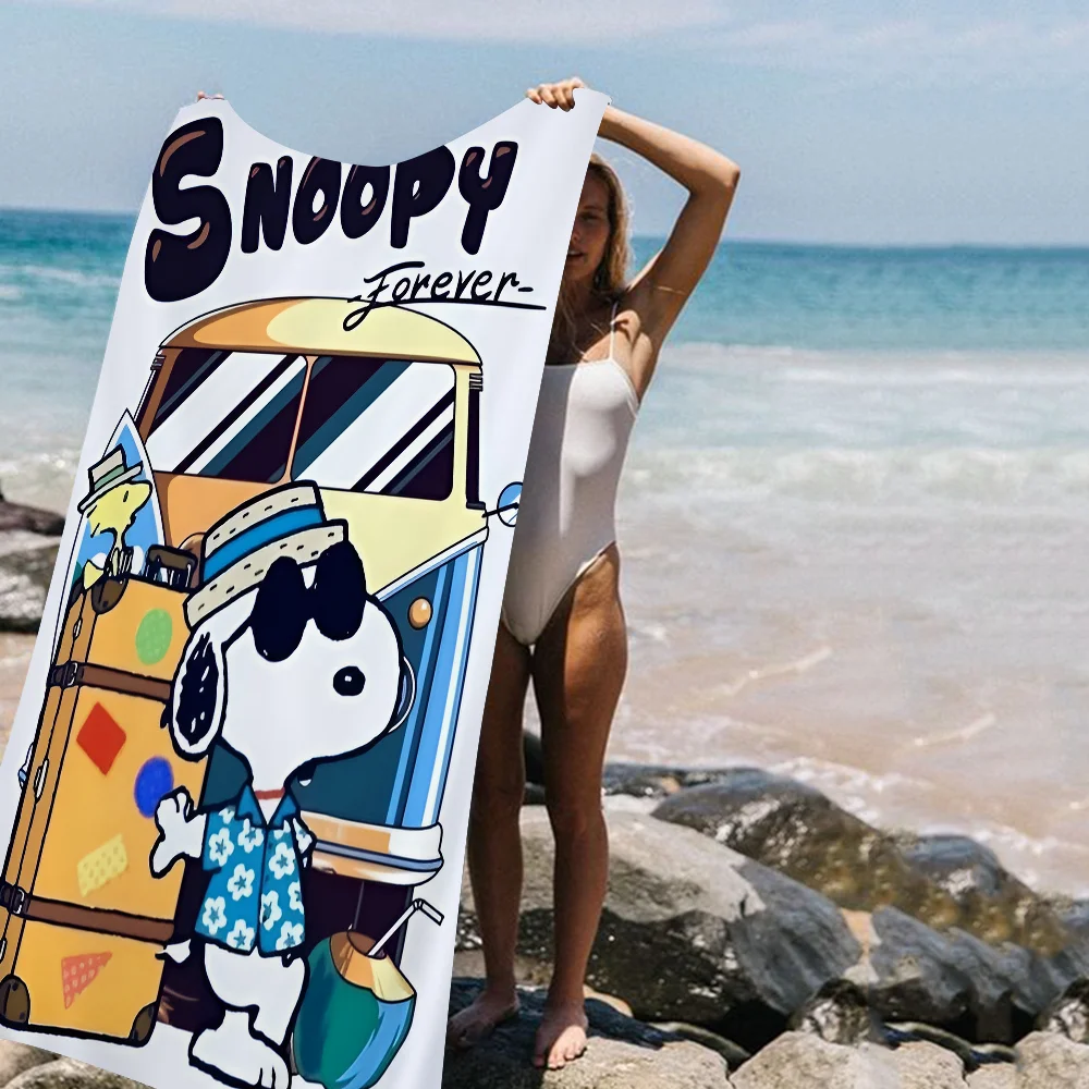 Description Picture 6 of itemS-Snoopy cartoon cute Cartoon Beach Towel Cute Kawaii Room Decor Bath Girls Children Hand Towels For Bathroom Shower