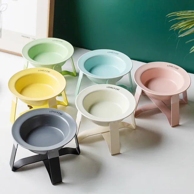 Household Products Ceramic Pet Bowl Iron Frame Neck Protection Ufo Canned Water Bowl High Shallow Mouth Universal Pet Feeding Household Products Ceramic Pet Bowl Iron Frame Neck Protection Ufo Canned Water Bowl High Shallow Mouth Universal Pet Feeding