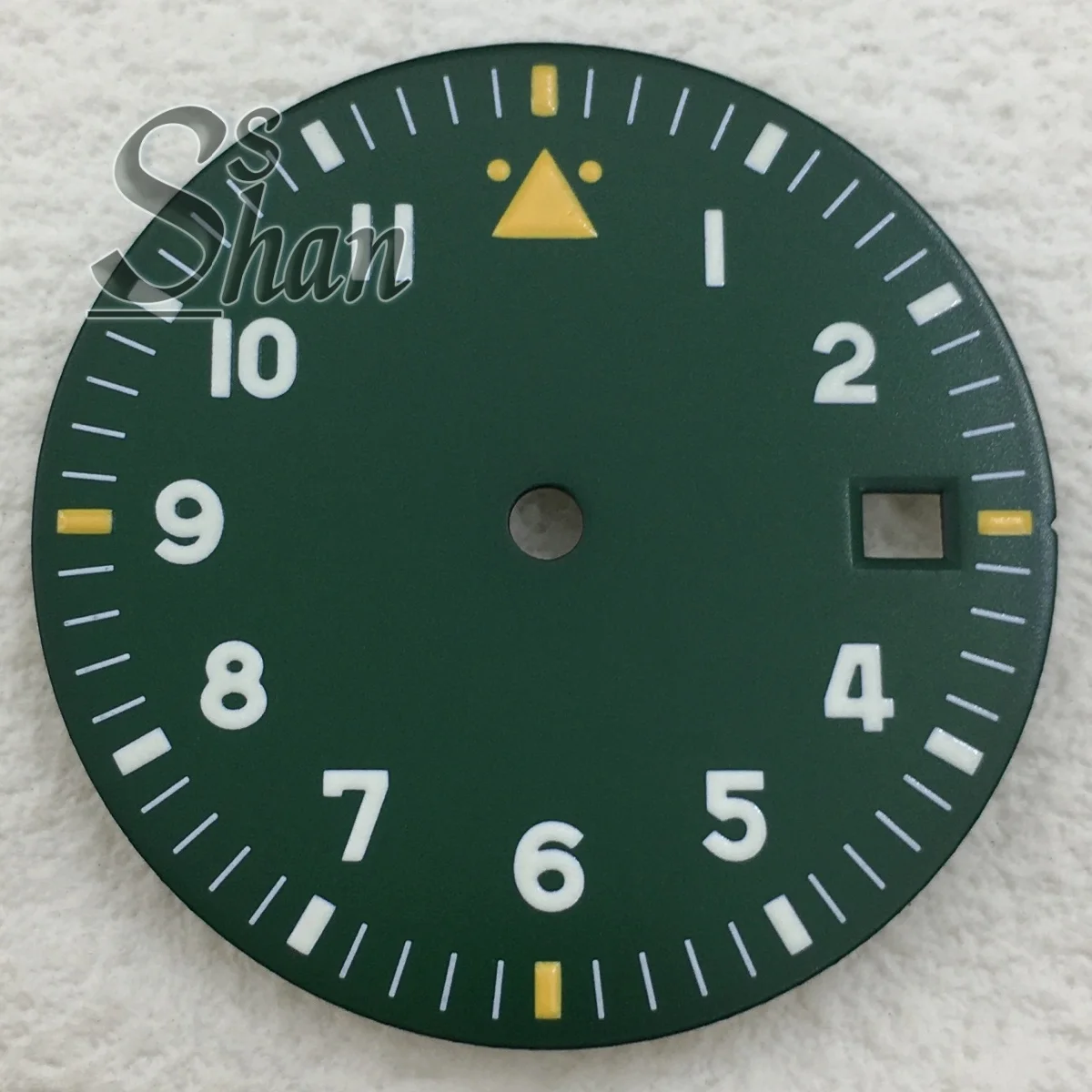 29mm Pilot's Watch Dial with Green Luminous, Available in Multiple Colors