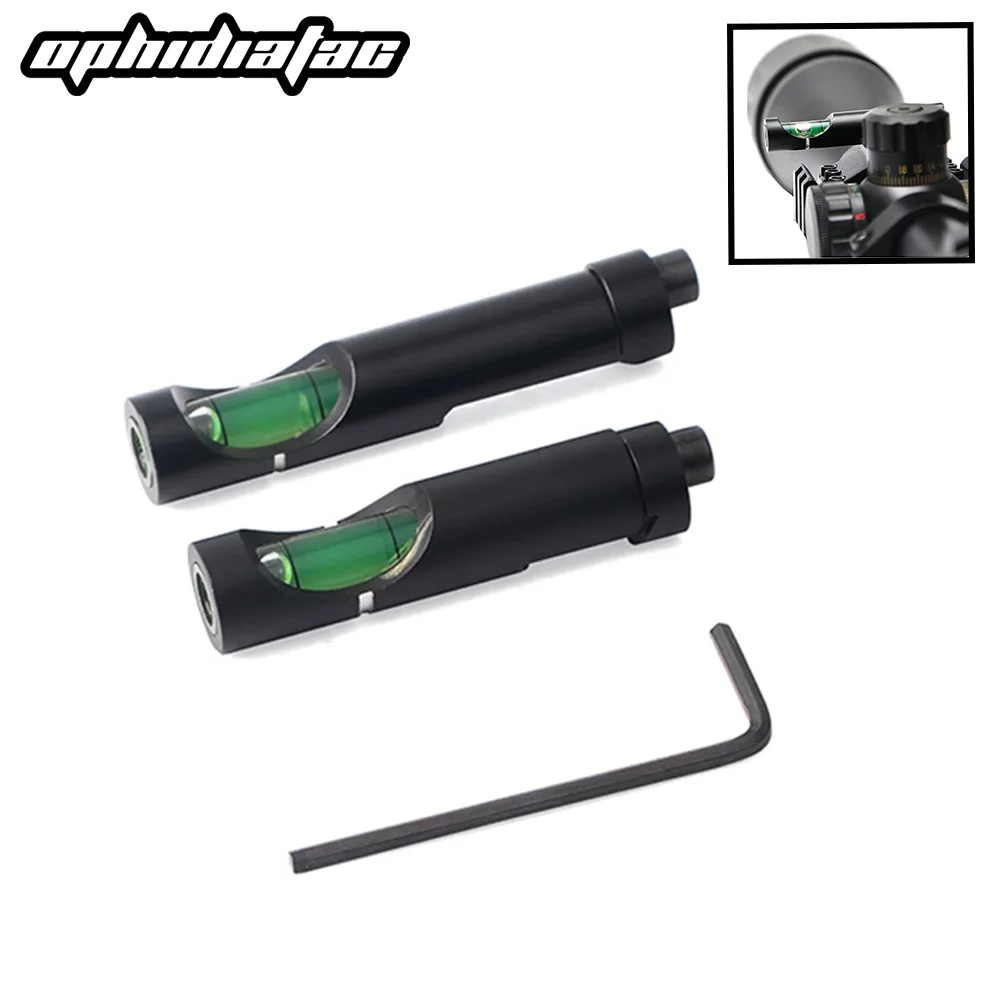 OPHIDIAN Hunting Spirit Bubble Level Optical Scope Mounts for 11mm/20mm Picatinny Rail Rifel Scope Leveling Tool Kit Hunting Acc