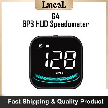G4 Auto HUD GPS Head Up Display tachimetro per proiettore per Auto con bussola allarme di sicurezza accessori elettronici per Auto