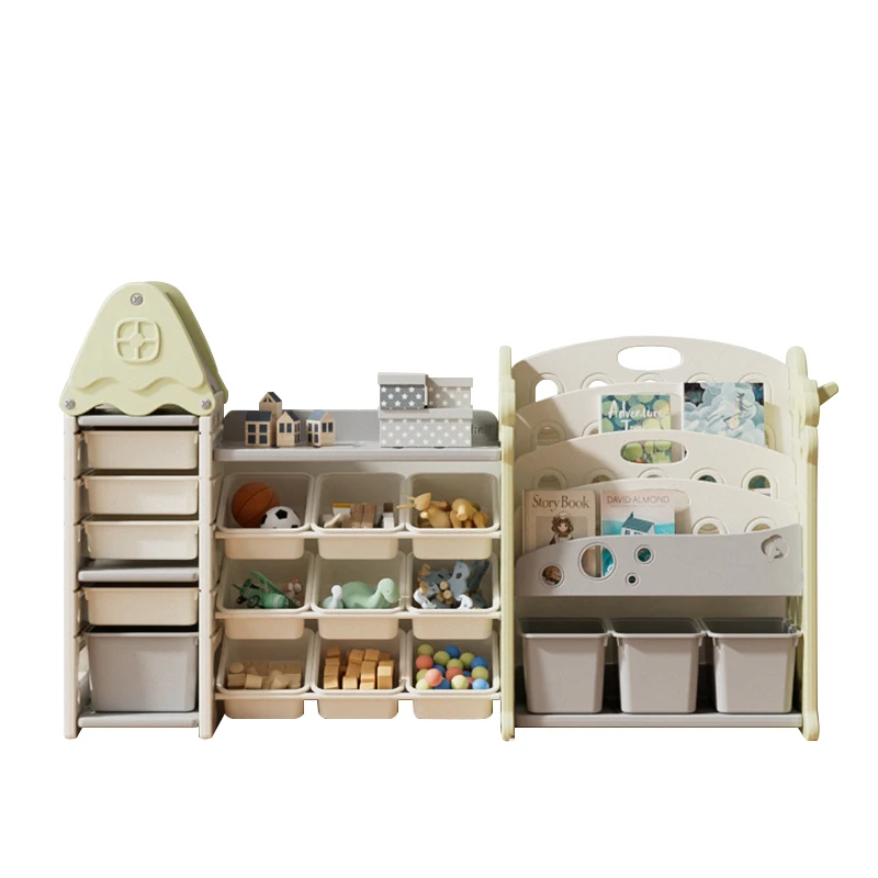 High Quality Tree Design Kids Toy Storage Organizer Plastic Kids Toy Storage and Bookshelf