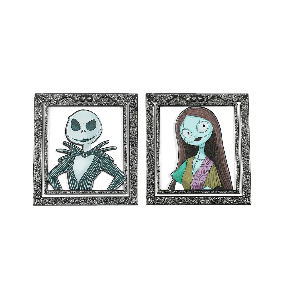 

Disney The Nightmare Before Christmas Book Marks for Women Men Movie Fans Jack Sally Paperclip Collection Reading Supplies Gift