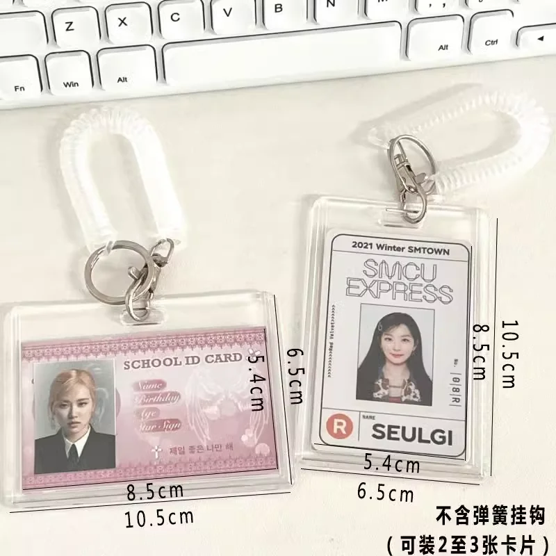 Chic Crystal Photocard Holder with Multifunctional Display and Protective Case Pendant
