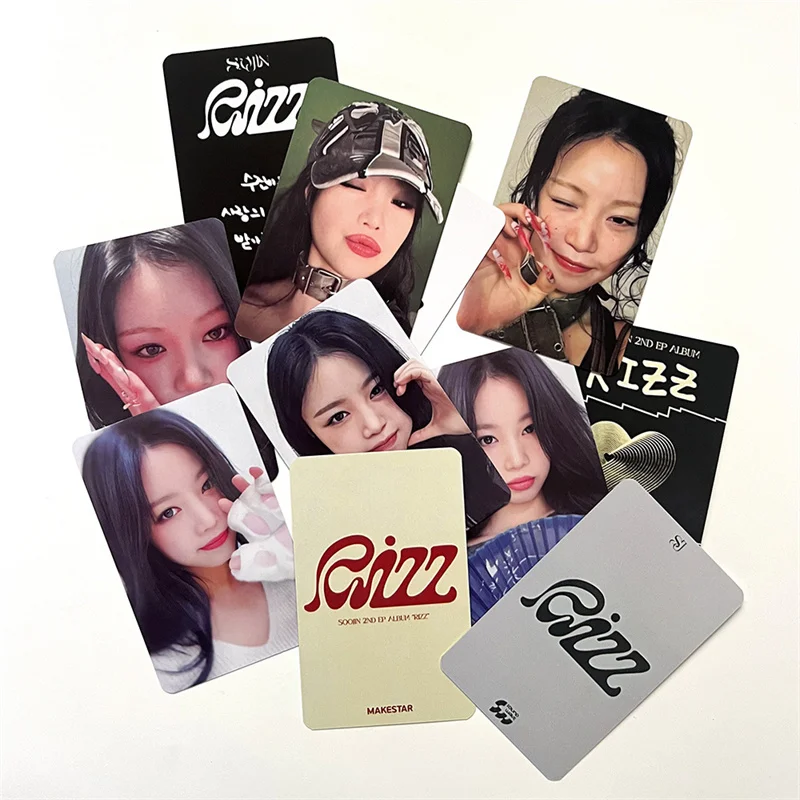 Kpop SOOJIN Album Seo Soo Jin EP RIZZ LOMO Card MonaLisa Girl Collection Gift Postcard Photo Card 6pcs/set