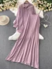 Robe chemise pour femmes musulmanes, ensemble deux pièces, costumes modestes solides, Ensemble musulman du Ramadan, Maroc, dubaï, Abayas, tenues islamiques Jalabiya