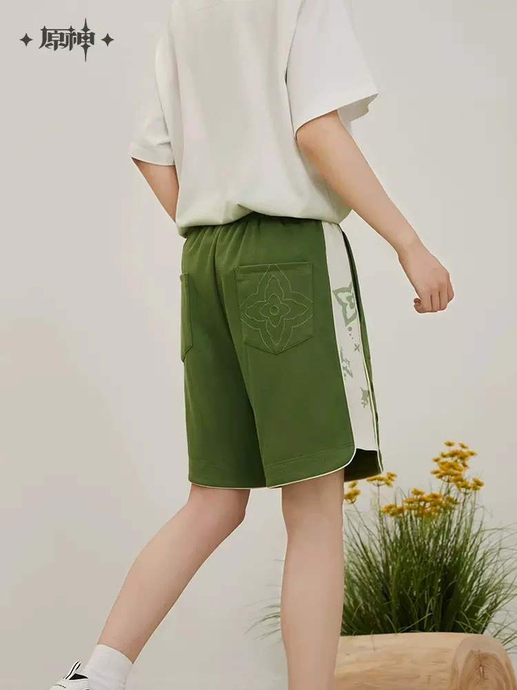 Pre Sale miHoYo Official Genshin Impact Anime Fashion Nahida Theme Impression Series 100% cotton shorts Birthday Gifts Cosplay