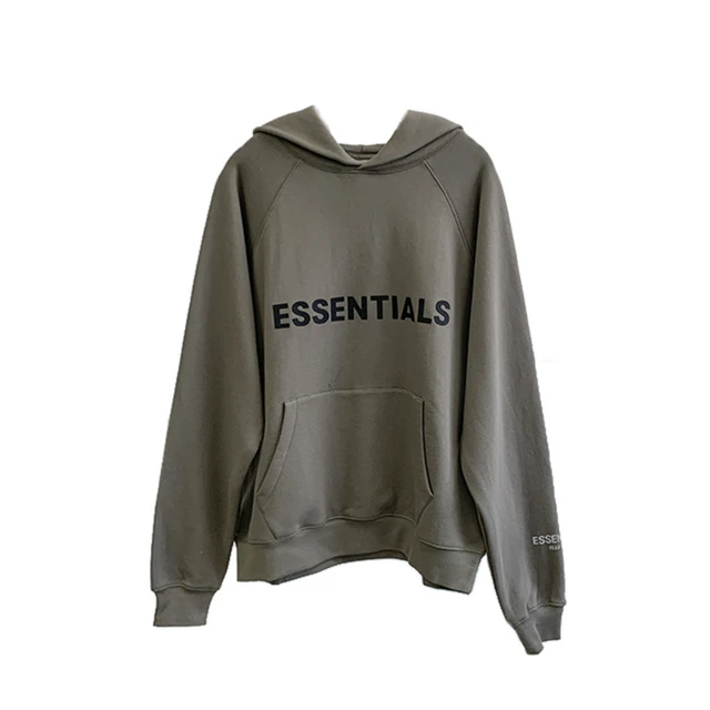 Essentials hoodie 3D rubber lettering logo pullover hoodie 3
