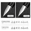 Jinhao 65 Black Silver Color Daily work Notes Office Fountain Pen EF F 0.30mm Nib Student School Writing Pen Stationery Supplies 6