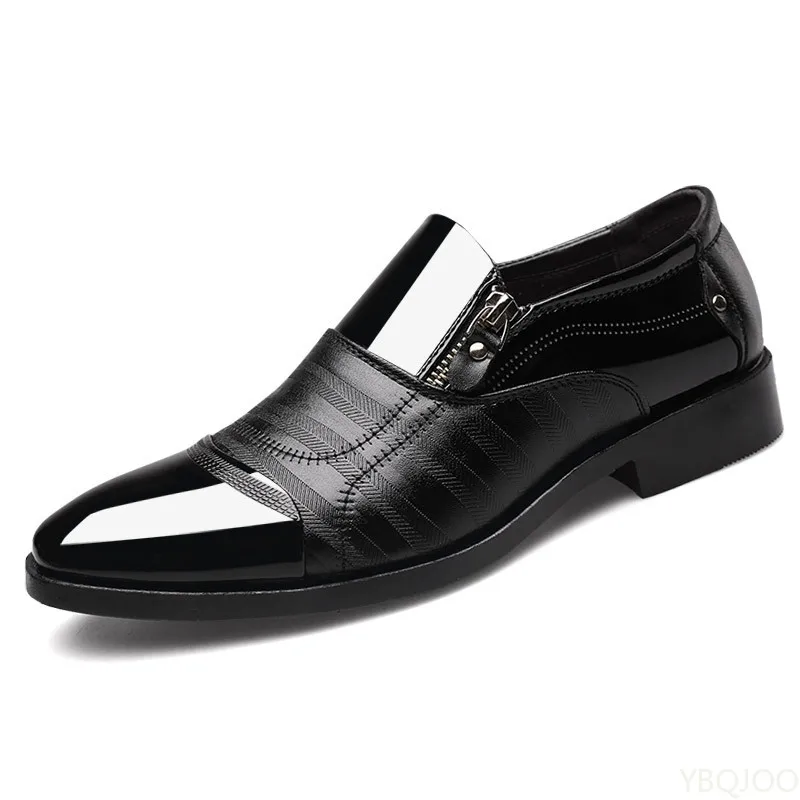 Fashionable Men Office Formal Shoes Low Cut Daily Comfortable - Uniqwear