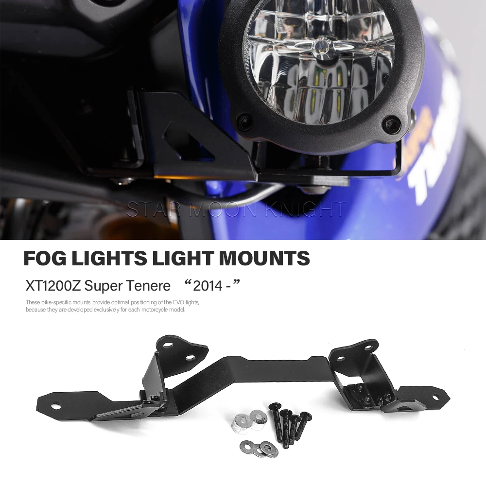 

For Yamaha XT1200Z XTZ 1200 Super Tenere 2014 - Fog Lights Auxiliary Bracket Light Mounts Spotlight Bracket Spot Light Holder