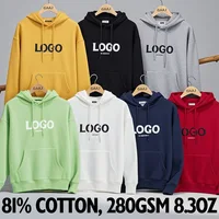 Custom Print 81% Cotton Premium Hoodie Customized Your Own Deisgn Photo Graphic Logo Men Womens Hoody Sweatshirt Pullover Gifts 2