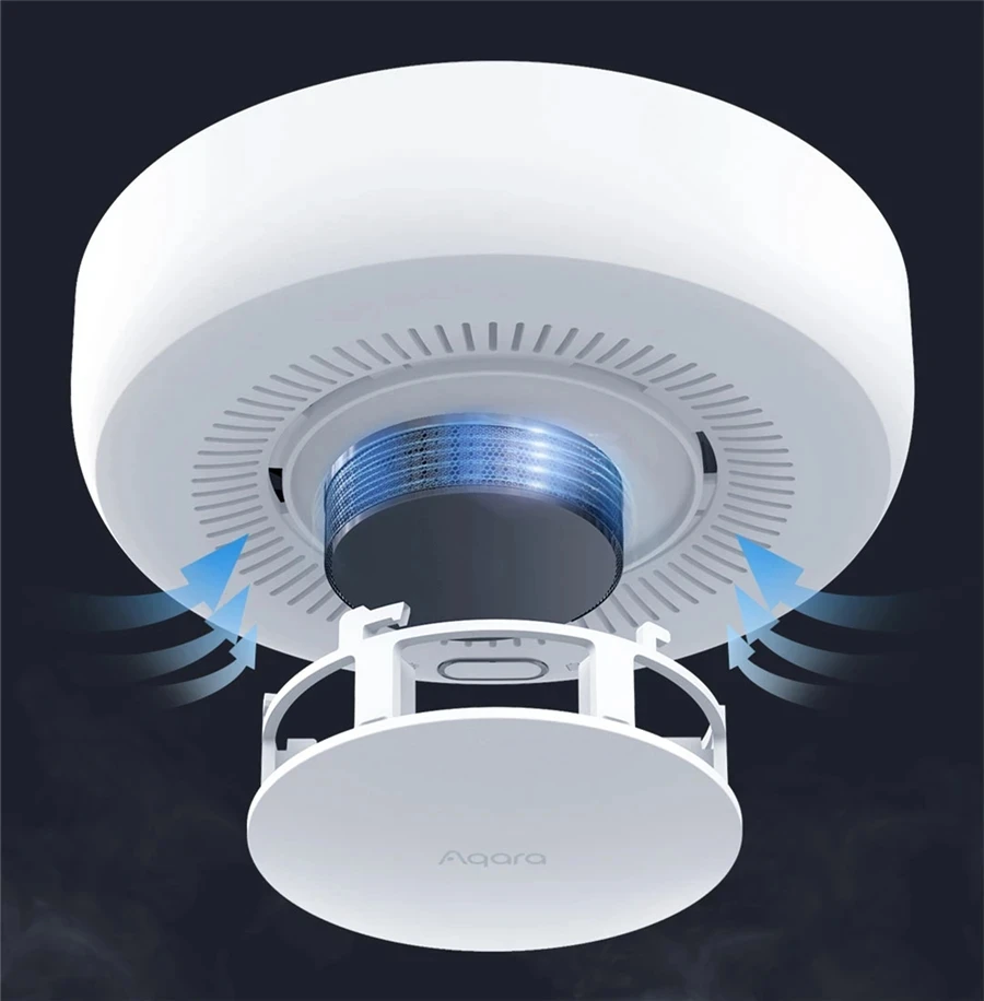 Smoke Detector Sensor AQARA Smart Zigbee 3.0 Fire Alarm Monitor Sound Alert Home Security APP Work with Xiaomi Home Homekit APP