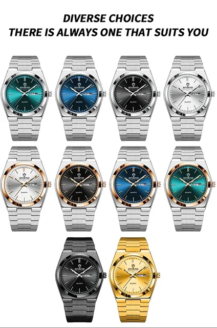 New Gifts Casual Business Top Blue Clock Men Luxury Watch Automatic Watches - Image 6