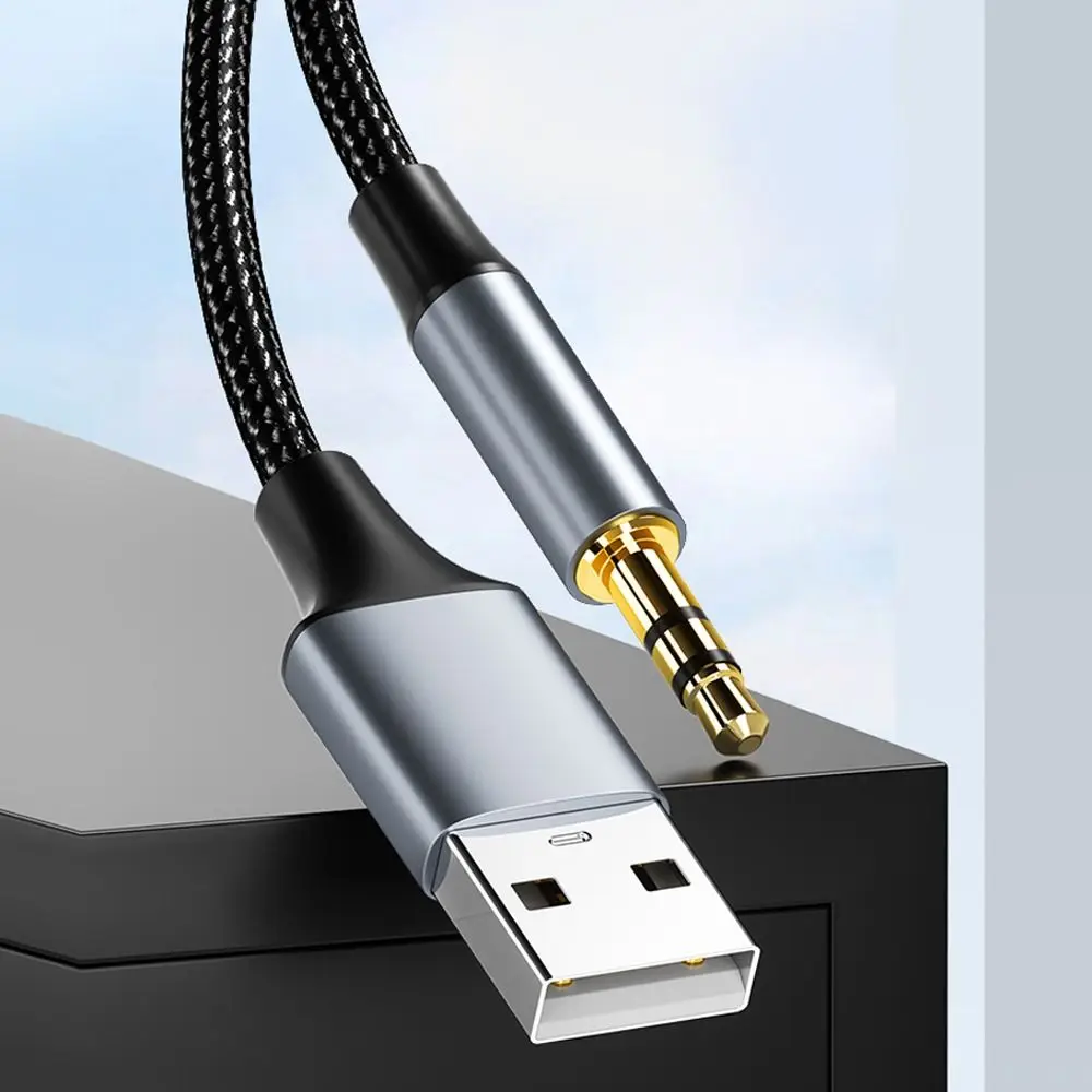 USB 3.5mm  ̺ - ׷ USB A-3.5  AUX  ̾  Ŀ, Ʈ PC TV ڵ ǰ