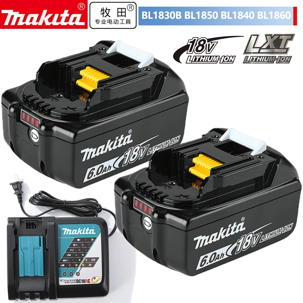 BL1850B Accu (2st) 18V 5.0 Ah met Lader DC18RC Vervangen voor