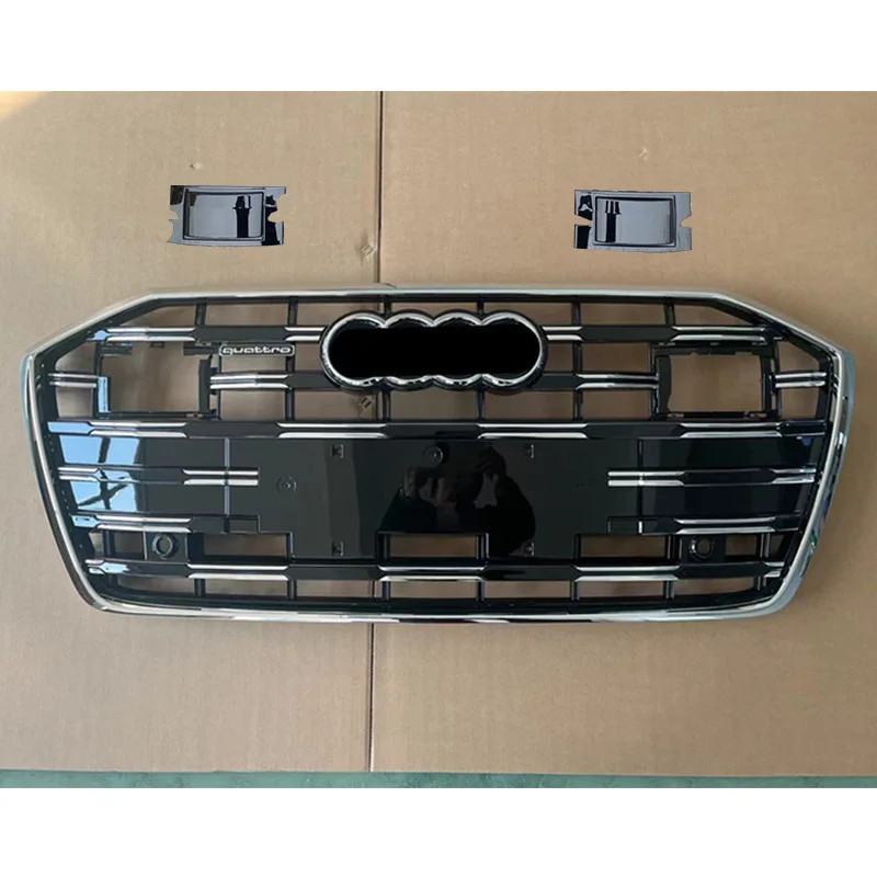 Suitable for A6L China Network 19-22 A6L Modified 23 24 New Front Bar Grille Fog Light Frame Tail Lip