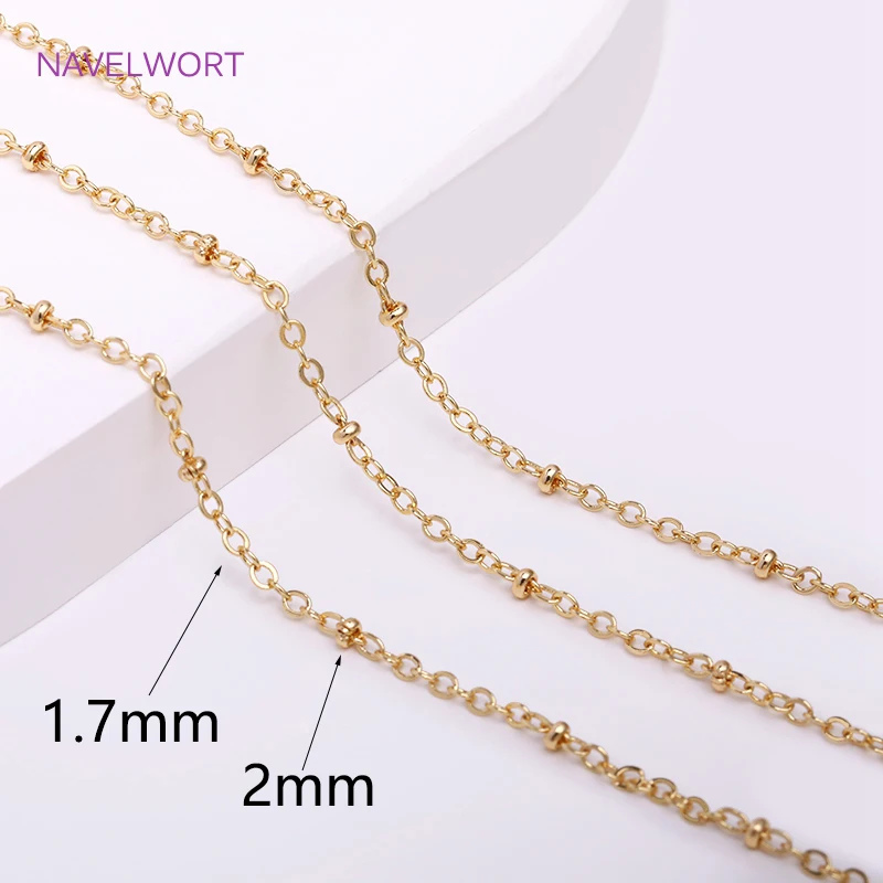 Dainty Gold Plated Wholesale DIY Jewelry Making Supplies Chains