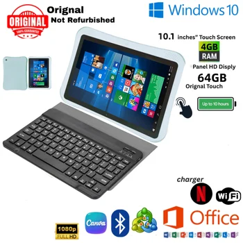 Vendite flash 10.1 POLLICI 4 GB DDR RAM 64 GB ROM Q1 Windows 10 Tablet Z8350 CPU Quad Core 1280*800 Schermo IPS Mini Compatibile con HDMI