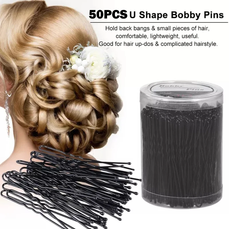 

Зажим для волос с U-образной пряжкой, 6 см