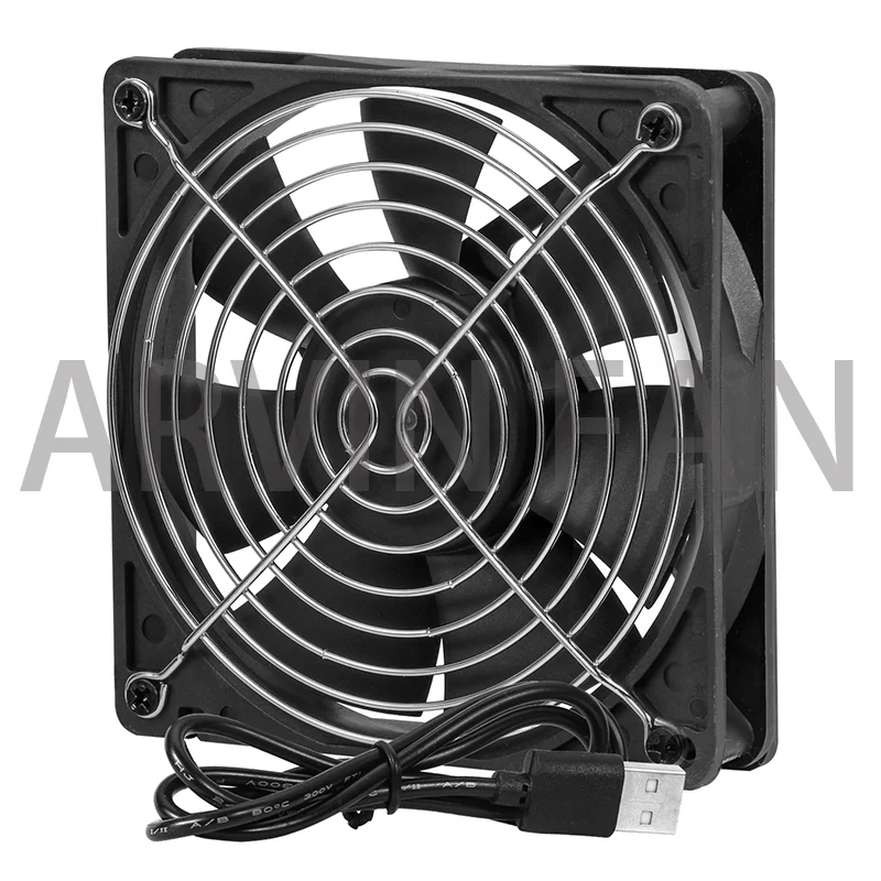 Ventola Usb 14Cm 140Mm Dc 5V Pc Computer Case Laptop Desktop Cpu Raffreddamento Per Il Gioco 140X140X25Mm Cuscinetto A Sfere