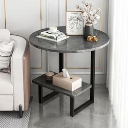 Mesa de centro de lujo para el hogar, mueble lateral, minimalista, moderno, creativo, pequeño, para apartamento, sala de estar