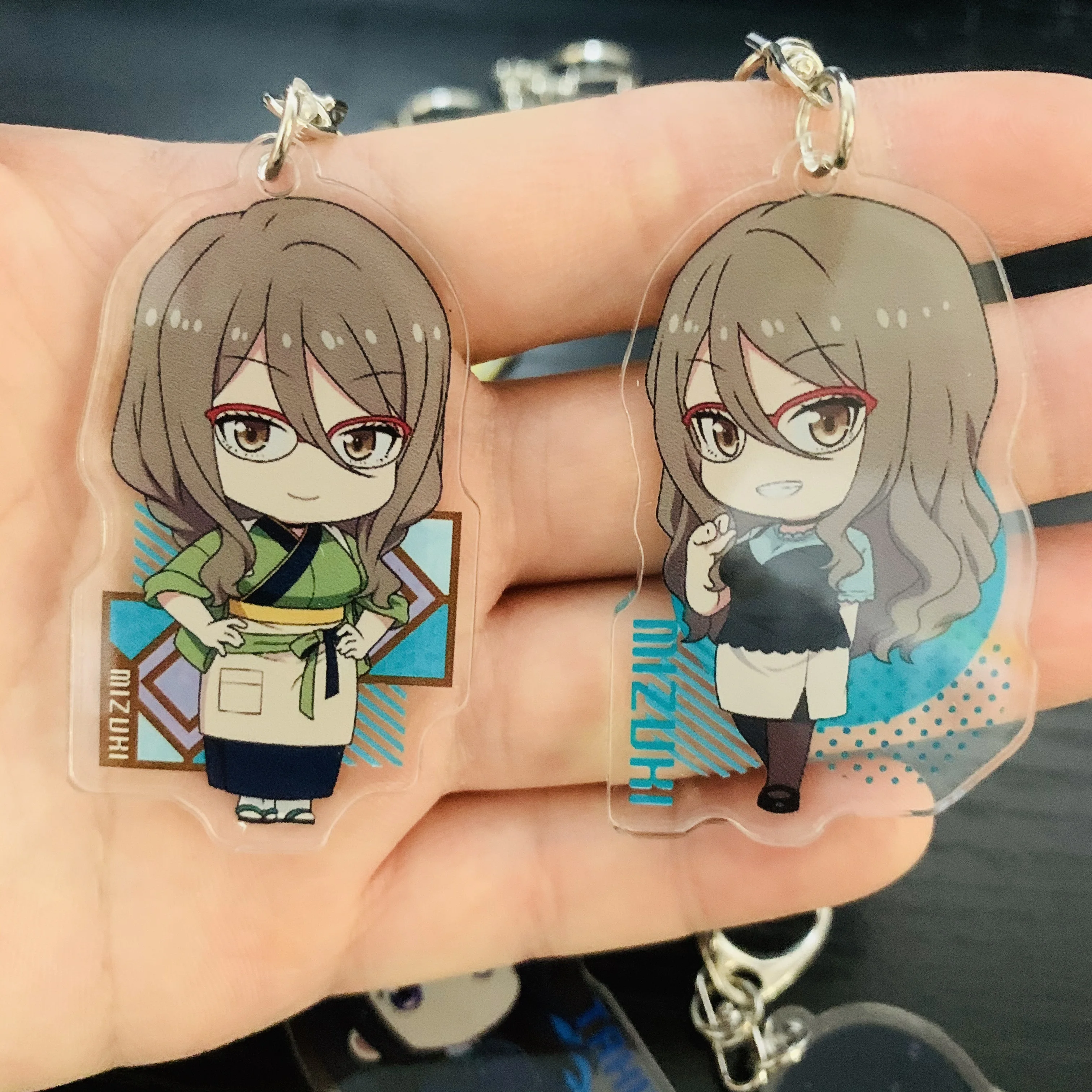 6CM Anime Lycoris Recoil Cosplay Acrylic Keychains Nishikigi