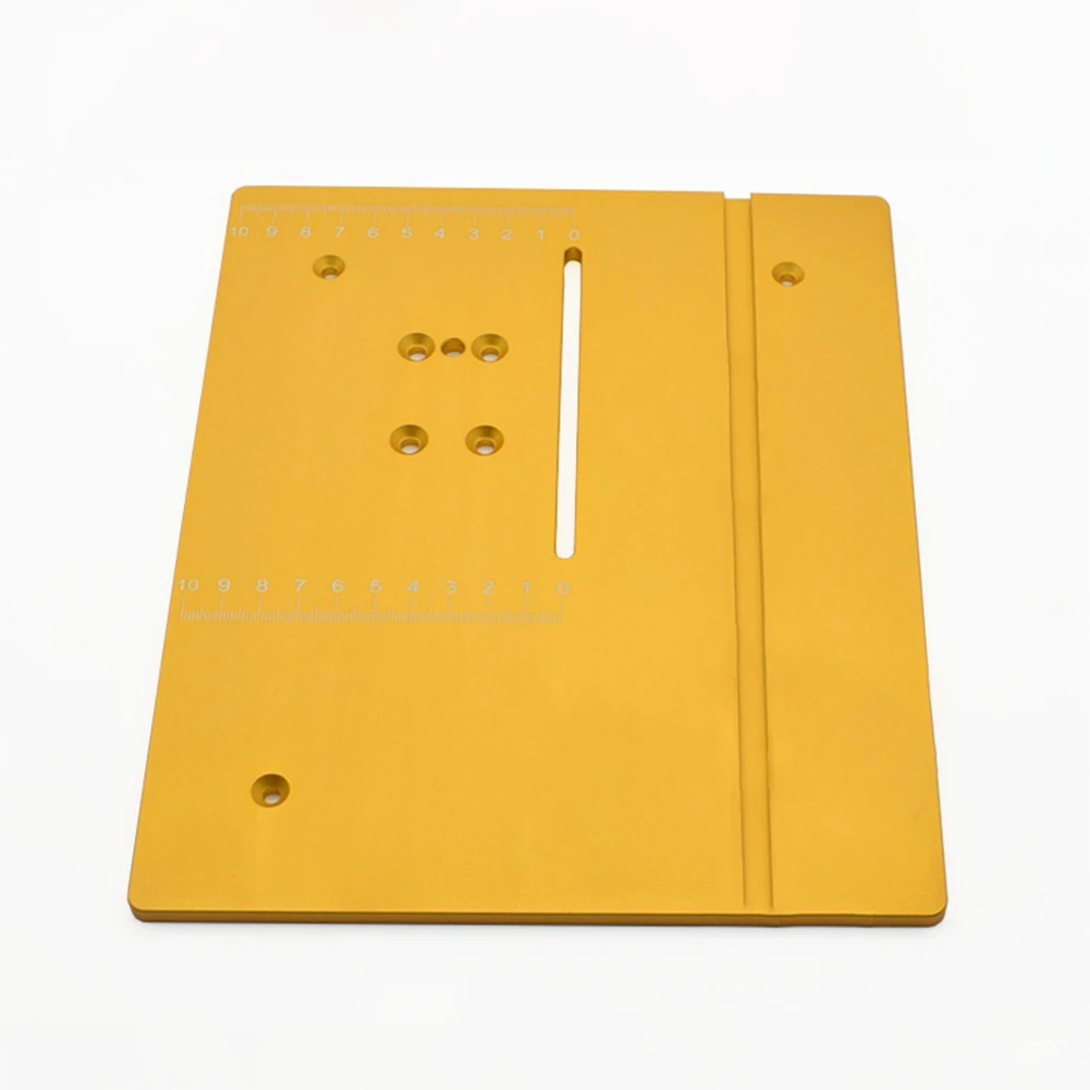 T60 Table Saw Panel 240*200*6mm Aluminum Router Table Insert Plate Saw Panel Circular Woodworking Workbench