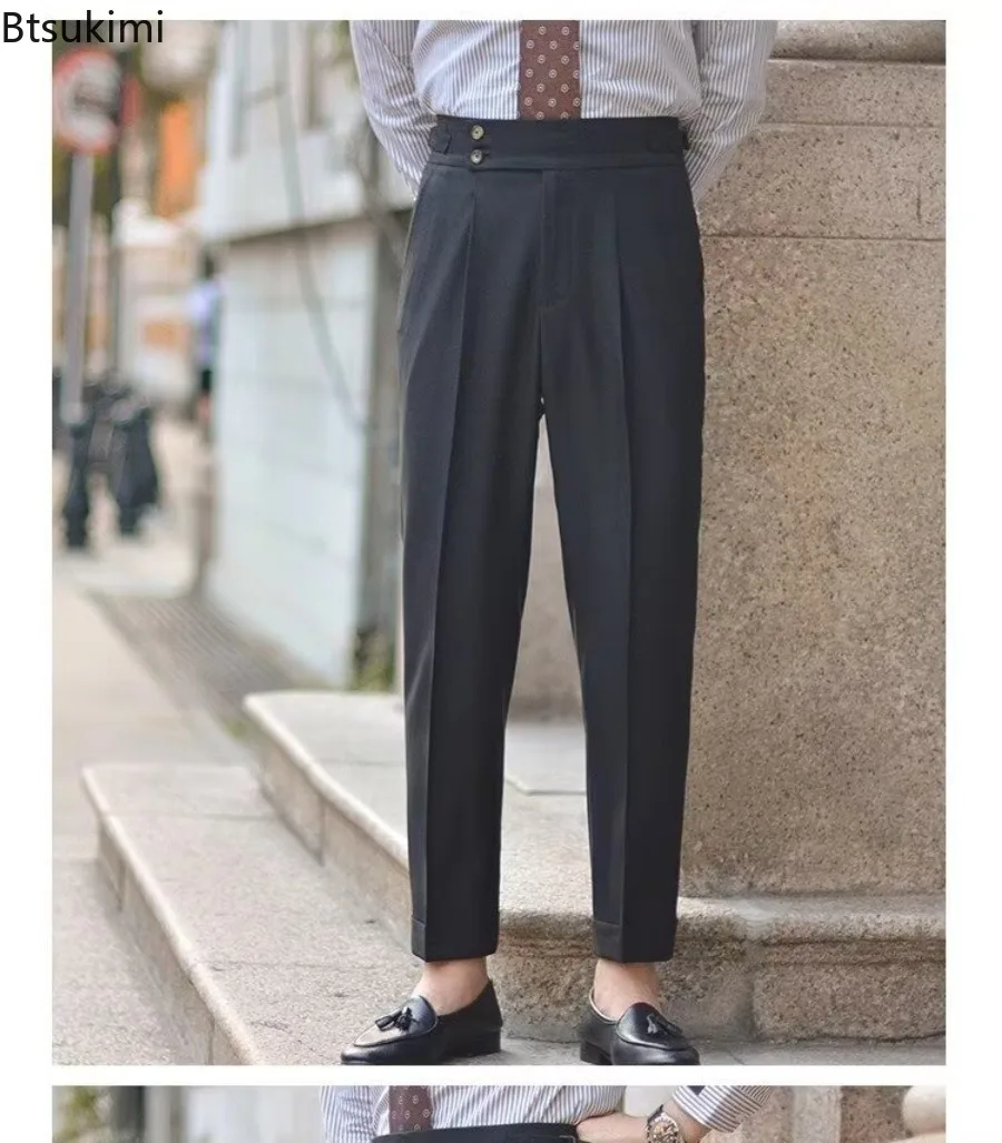 Nouveau Pantalon de Costume Classique pour Homme 2026