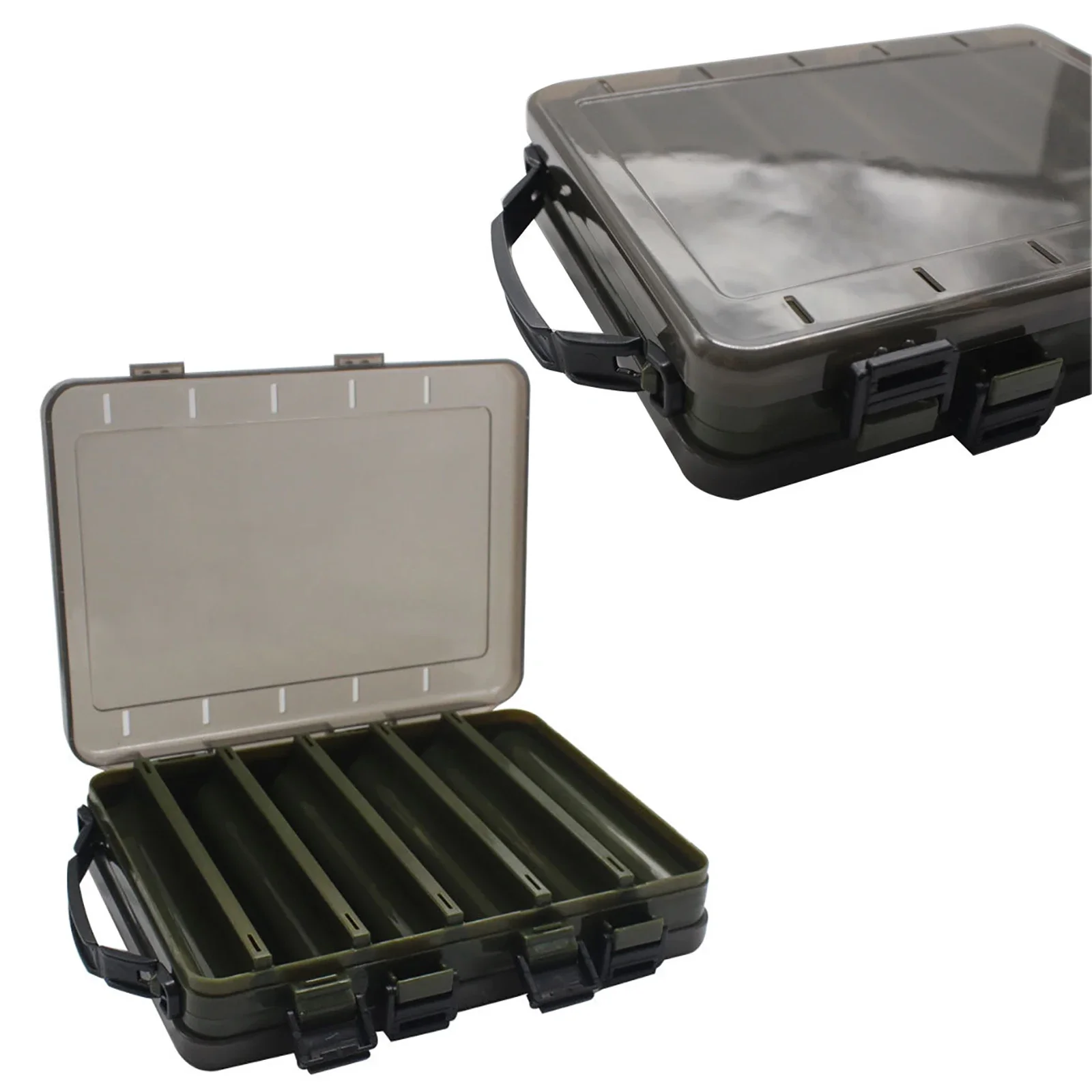 Extra Large Fishing Tackle Boxes Double Layer Bait Container