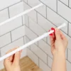 Adjustable Metal Rod,Multi Purpose Extendable Telescopic Poles for Closet Kitchen Bathroom,No Drilling Hanging Rods,1 Pack 2