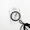 1pc Outdoor Transparent Compass Survival Tools Mini Travel Motion Scale Camp Hanging Rope Acrylic Map Proportional Ruler Hike CN 4