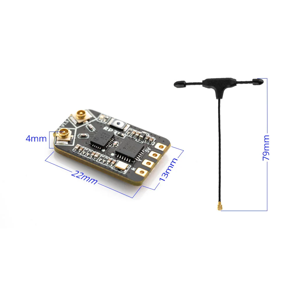 RadioMaster RP3 Diversity ExpressLRS ELRS 2.4GHZ Nano ricevitore doppia antenna per aereo RC FPV Freestyle Tinywhoop a lungo raggio - immagine 6