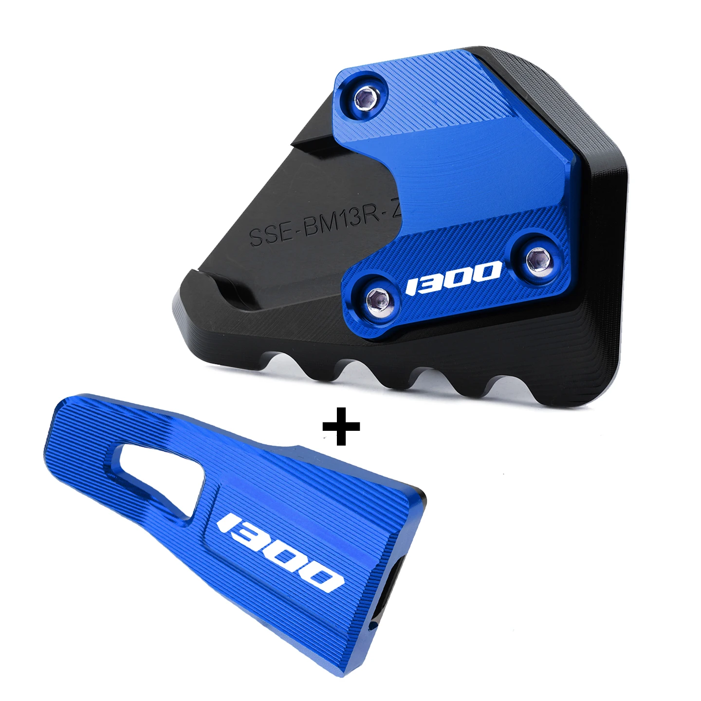 Für BMW R1300GS ADVENTURE R1300GS Option GSA 2023 2024 2025 2026 CNC Motorrad Seitenständer Verlängerung Pad Ständer Fußplatte – Detail 16