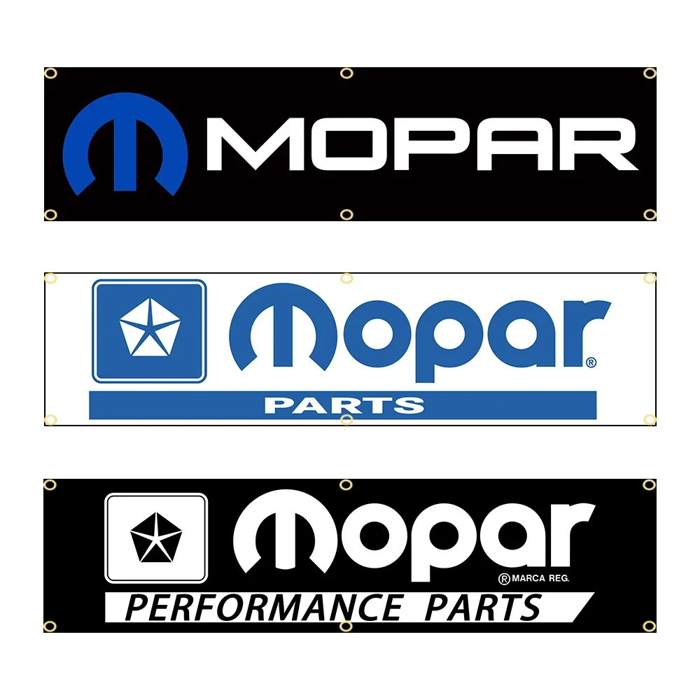60 X240Cm Mopar Racing Car Banner Flag Poliestere Stampato Garage O Arazzo Decorazione Esterna