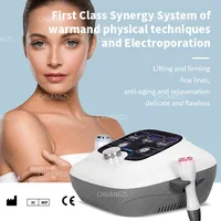 Newest Electroporation Cooling Heating Skin Lifting Multipolar Rrequency Wrinkle Removal Whitening Facial Electroporatio Machine 1
