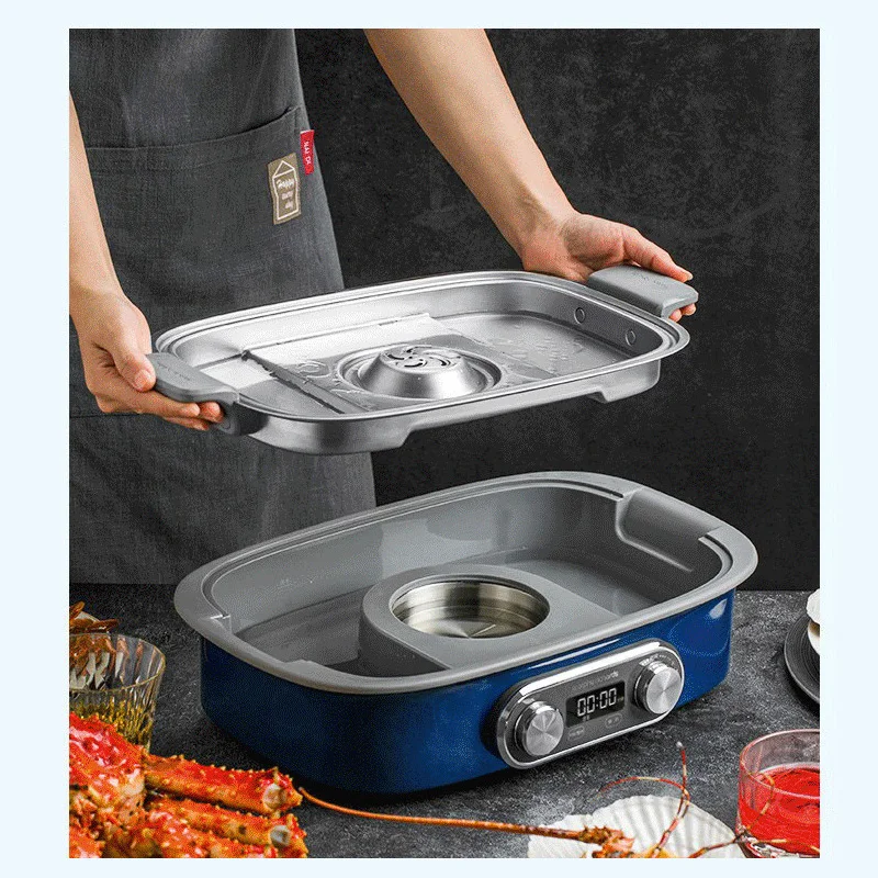 MORPHY RICHARDS MR1168 Electric Steamer Multifunctional 304 Stainless Steel Steam Pot 12H Appointment Large Capacity For Home