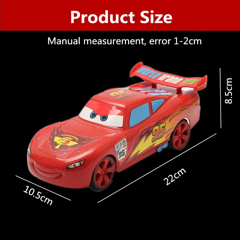 Anime Pixar Cars 3 Electric Toy Car Lightning Mcqueen Spider Man Four Channel Remote Control Car Model Toys For Children Gift 4