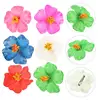 6pcs Fashion Hair Clips Hibiscus Flower Hair Clip Girl Hair Clips Women Hair Pin Hawaiian Hair Clip Women Barrettes 3