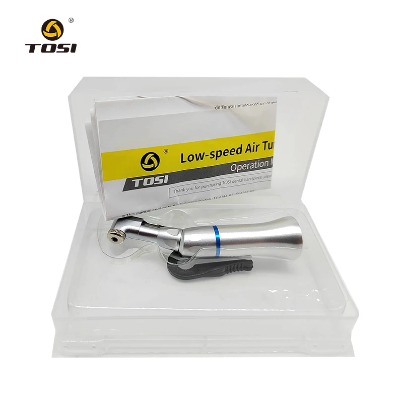 

TOSI NSK Style Dental Slow Low Speed Handpiece Against Low Rotation Dental Contra Angle Latch Chuck /Push Button Key Type