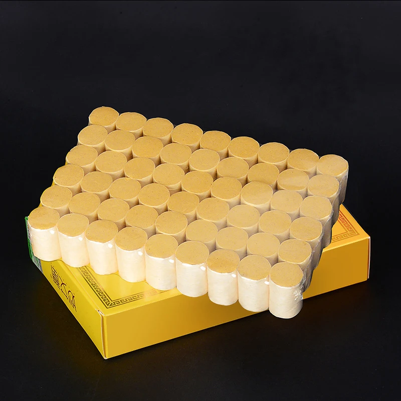 

54Pcs/Box 60:1 Smokeless Moxa Roll Moxibustion Cones Chinese Acupuncture Points Therapy Detox Body Massage Pain Relief Relax