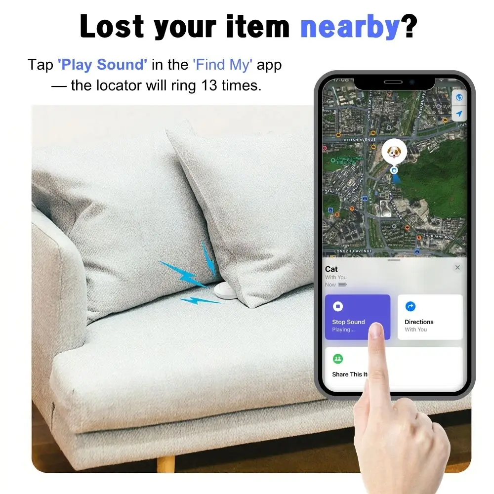 GPS Locator Key Finder Anti-lost Tracker for Cat Dog Kids Luggage anti lost tracker gps locator key finder anti lose tracker item locator key chain locator anti lost locator