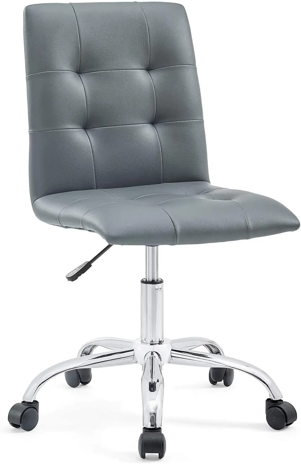 new-prim-ribbed-armless-mid-back-swivel-conference-office-chair-in-gray-free-shipping