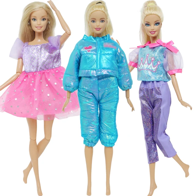 Mini robe colorée sans manches pour poupée Barbie, 10/20 ensembles  aléatoires, accessoires d'été pour maison de poupée, vêtements pour poupée  Barbie, Lot de jouets adorables pour filles - AliExpress